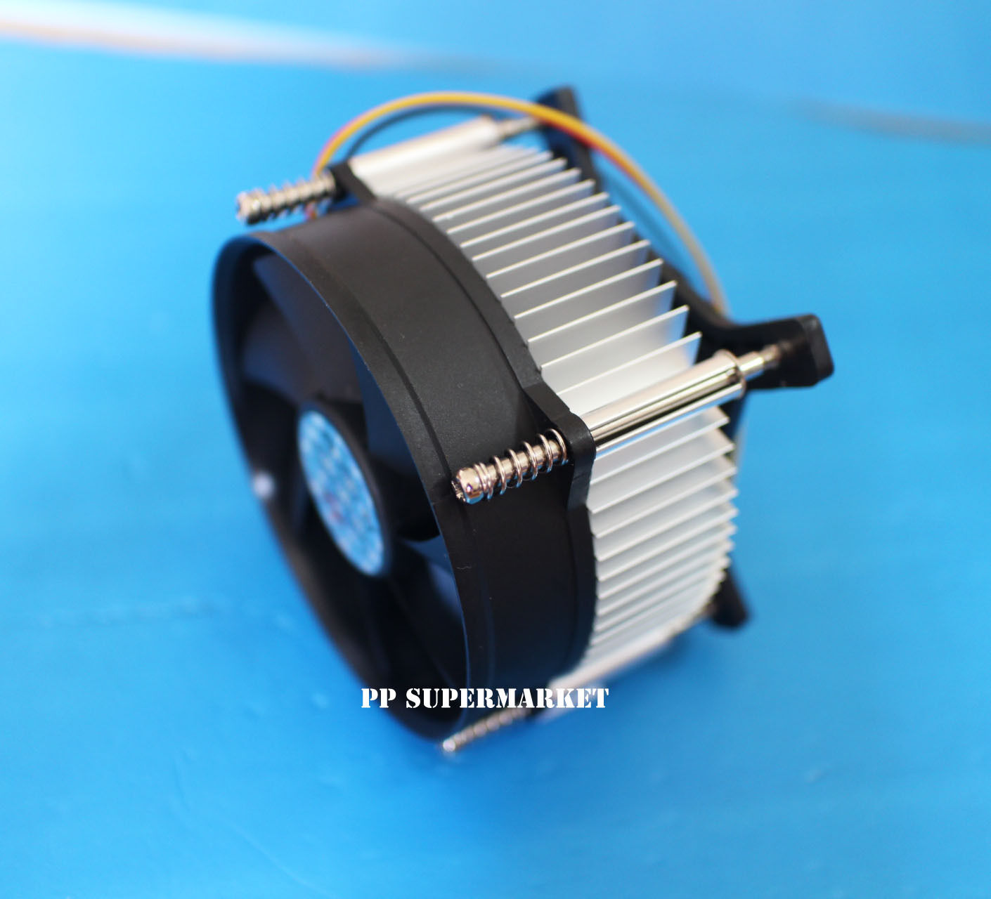 1set Aluminium Heat Sink Cooling Fan 50W 100W High Power Led Light 95*95*55mm