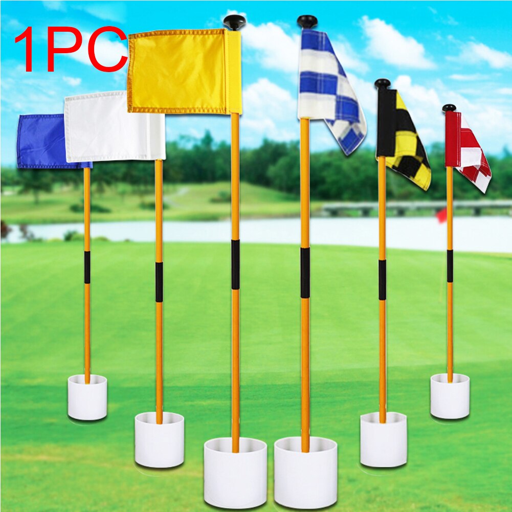 Golf flagga bakgård enkel installation övning stick hål kopp bärbara träningshjälpmedel putting green löstagbara utomhussporter