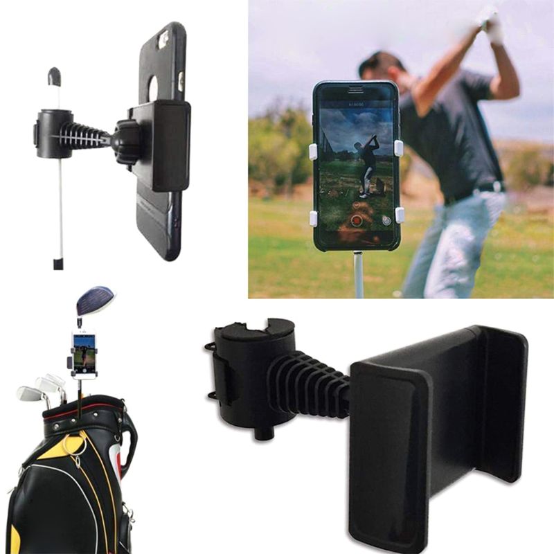 Golf swing recorder holder mobiltelefon klip holder træner praksis træning hjælp