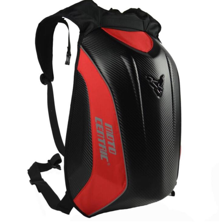 Motorcycle Backpack Bag shoulder Waterproof motorcycle Helmet bag reflective competition hard helmet backpack: 2