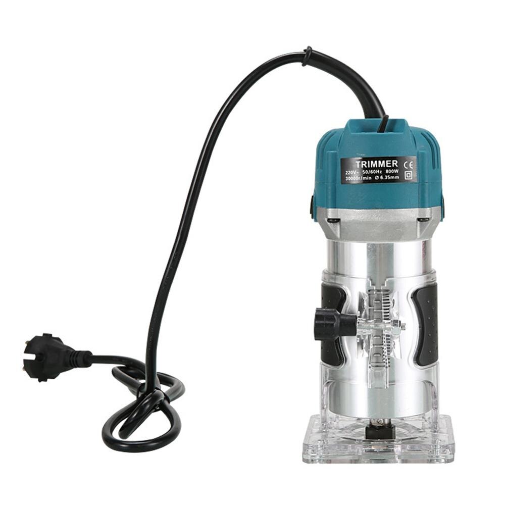 800W elektryczna ręczna przycinarka frezarka robić drewna frezarka robić drewna z futerał robić przenoszenia robić obróbki drewna frezarki robić drewna dłutownica: EU wtyczka