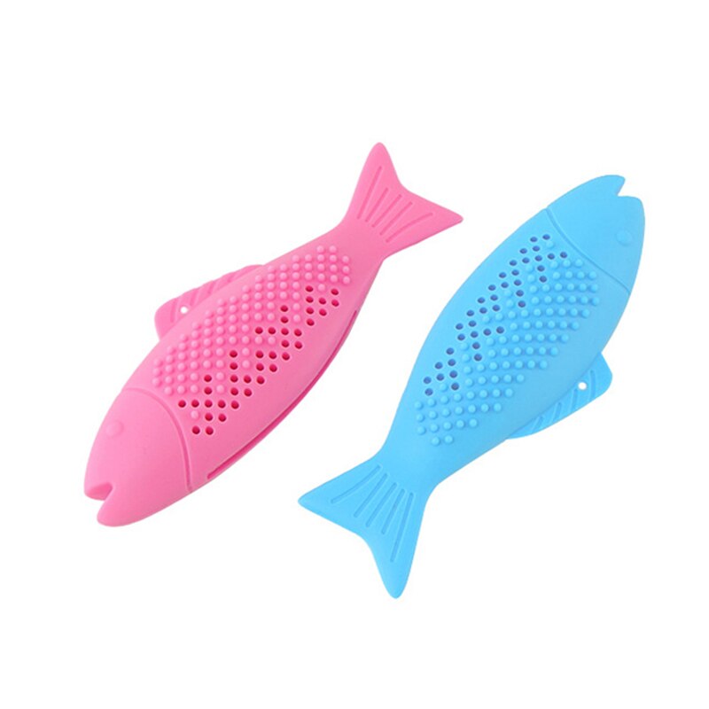 Cat Teeth Cleaning Dental Care Chew Stick Catnip Toys For Pet Cat Toy Interactive Fish Catnip Toys Safe Food Grade Silicone