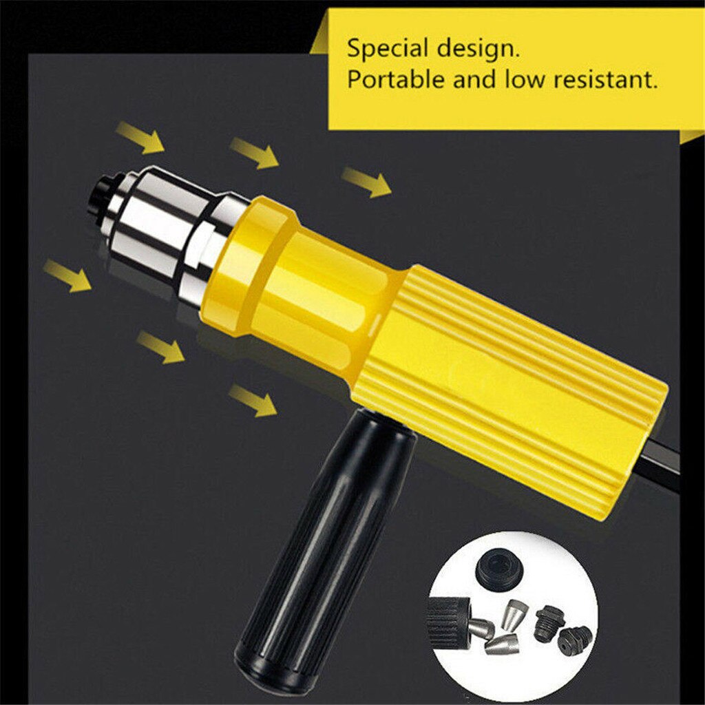 Electric Rivet Nut Cordless Riveting Drill Adaptor Riveting Tool Insert Nut Tool Portable automotive manufacturing Tools