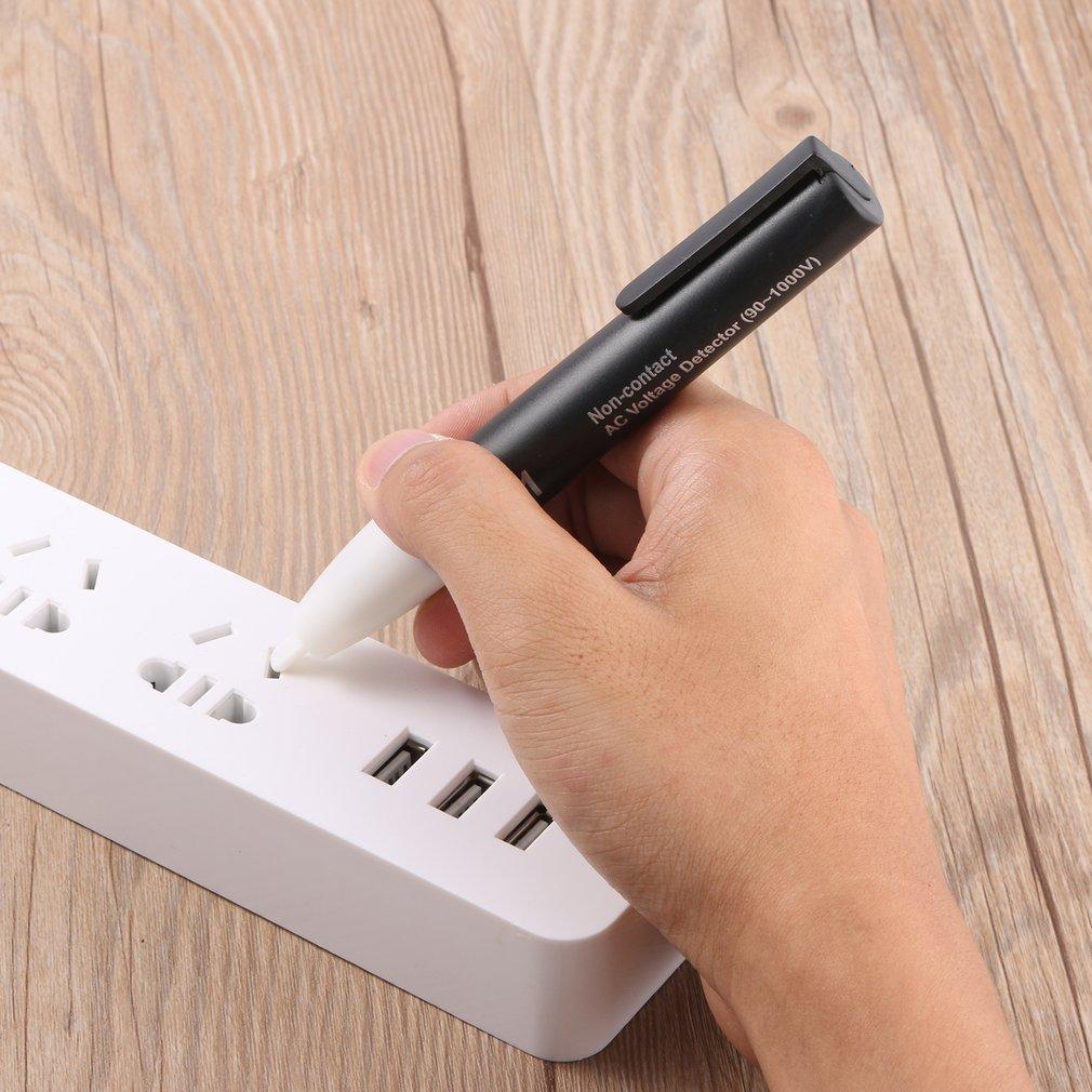 Berøringsfri  ac90 ~ 1000v elektrisk spændingsdetektor tester sensor pen stick led ul