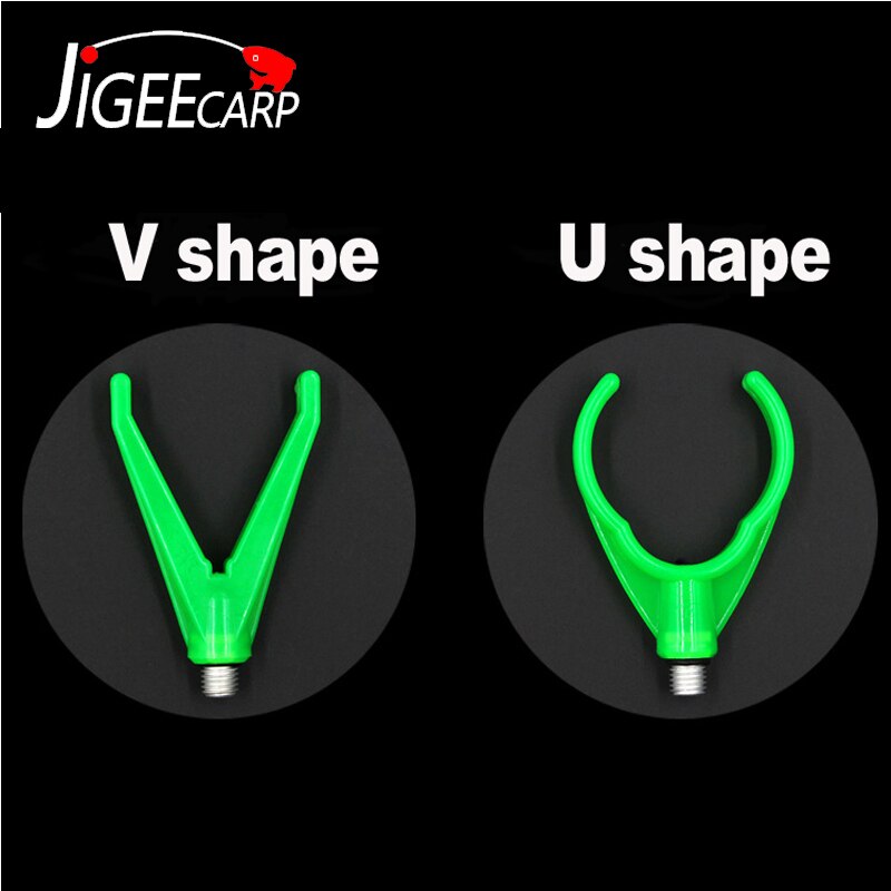 2pcs Carp Fishing Rod Rest Gripper Fishing Rod Holder Fish Pole Bracket Heads Fishing Tool Support Stand Head Fishing Accessory