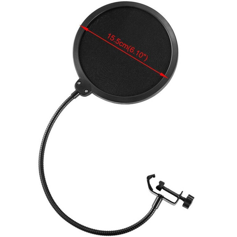 BM-900 Podcast Recording Microphone with Stand Condenser Studio Broadcasting Microphone(Black)