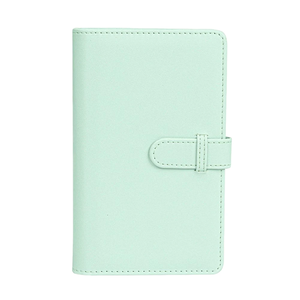 Album photo portable pour Fujifilm Instax Mini 12, livre de collection de cartes de billets, vert et rose, 108 feuilles, 3 pouces: Gris clair
