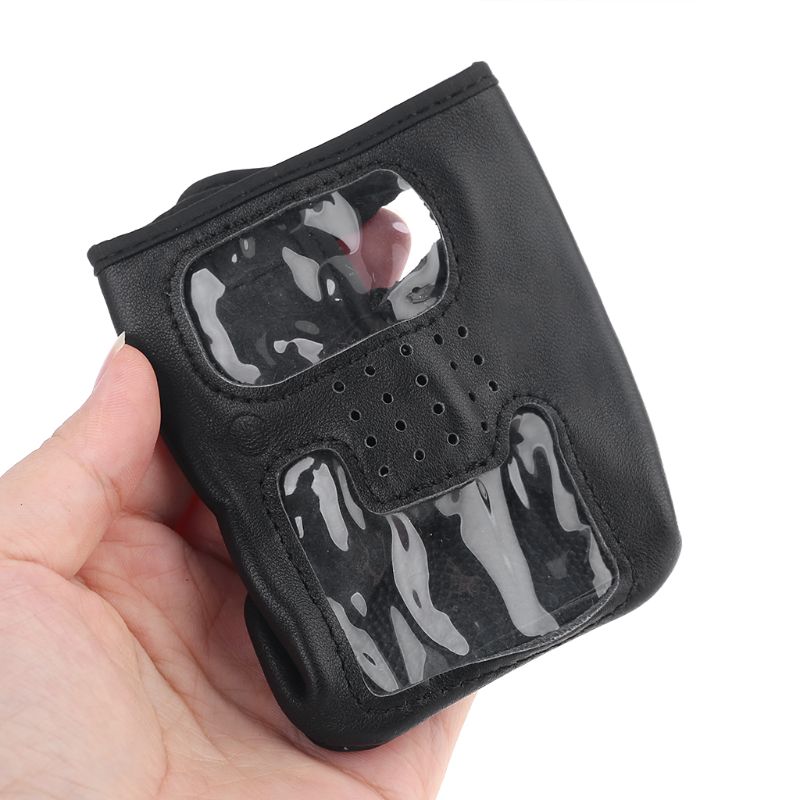 Caso de couro walkie talkie capa protetora para yaesu VX-6R/7r rádio portátil
