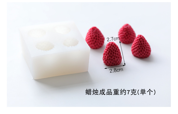 Fai da te 3D creativo torta di Pannello stampo per candele in silicone aromaterapia gesso sapone resina argilla stampo candela fatta a mano creazione di decorazioni per la casa: Blu profondo