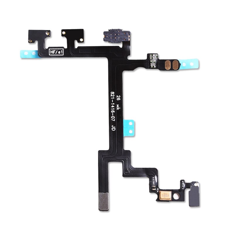 Switch ON OFF Lock Power Volume Mute Button Flex Cable For iPhone 5 5G Flex Ribbon Replacement Parts