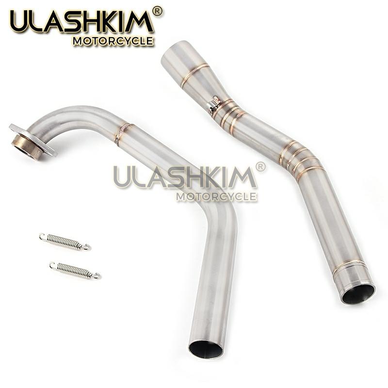 R15 motorrad Unterhose-an auspuff stecker kontakt mittel rohr Für Yamaha YZF R15 MT-15 V3 R125 MT125 MT 125