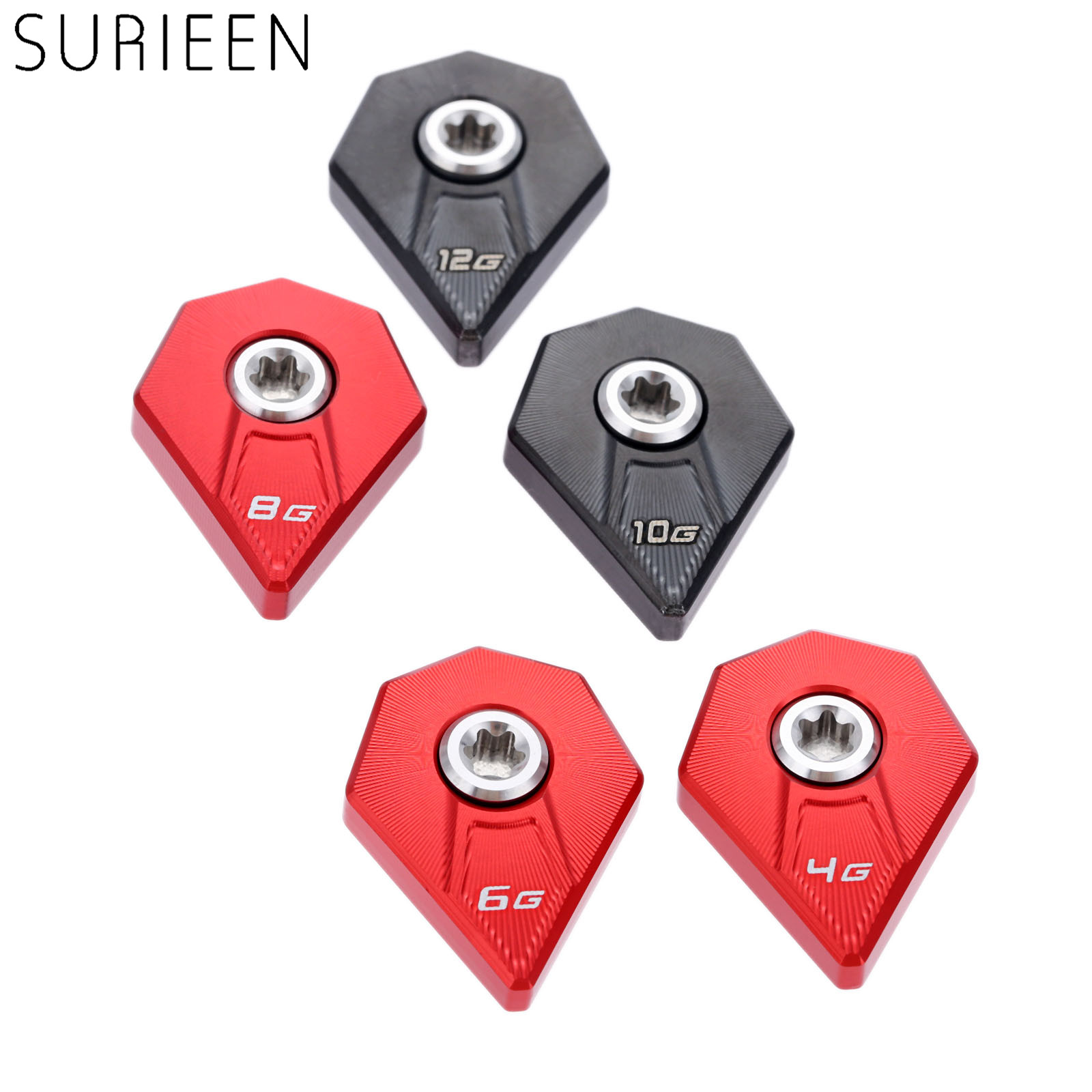 SURIEEN 1Pc golf pesi vite per re cobra F9 sostituzione autista 4g 6g 8g 10g 12g 14g 16g accessori per teste da golf in metallo