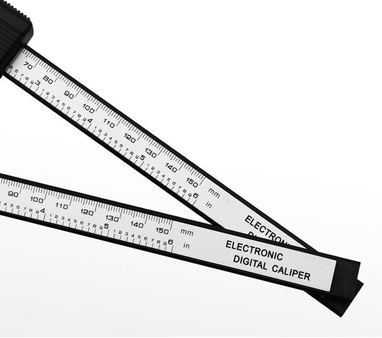 150mm 0.1mm Electronic Digital Caliper Carbon Fiber Dial Vernier Caliper Gauge Micrometer Ruler Caliper Digital Carpenter Tools