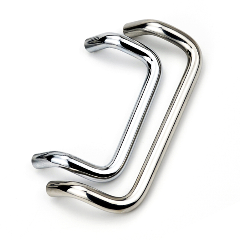 304 stainless steel arc bend angle bend handle carbon steel solid door handle hole spacing 66/88/100/110/120/125/160
