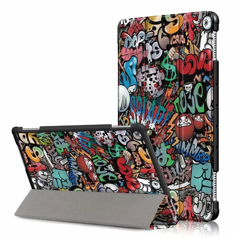 Case for Huawei MediaPad M5 Lite 10 BAH2-W19/L09/W09 Ultra Slim Pu Leather Stand Cover for Media Pad M5 Lite 8.0 Case+film+pen: TY / M5 Lite 8.0 inch