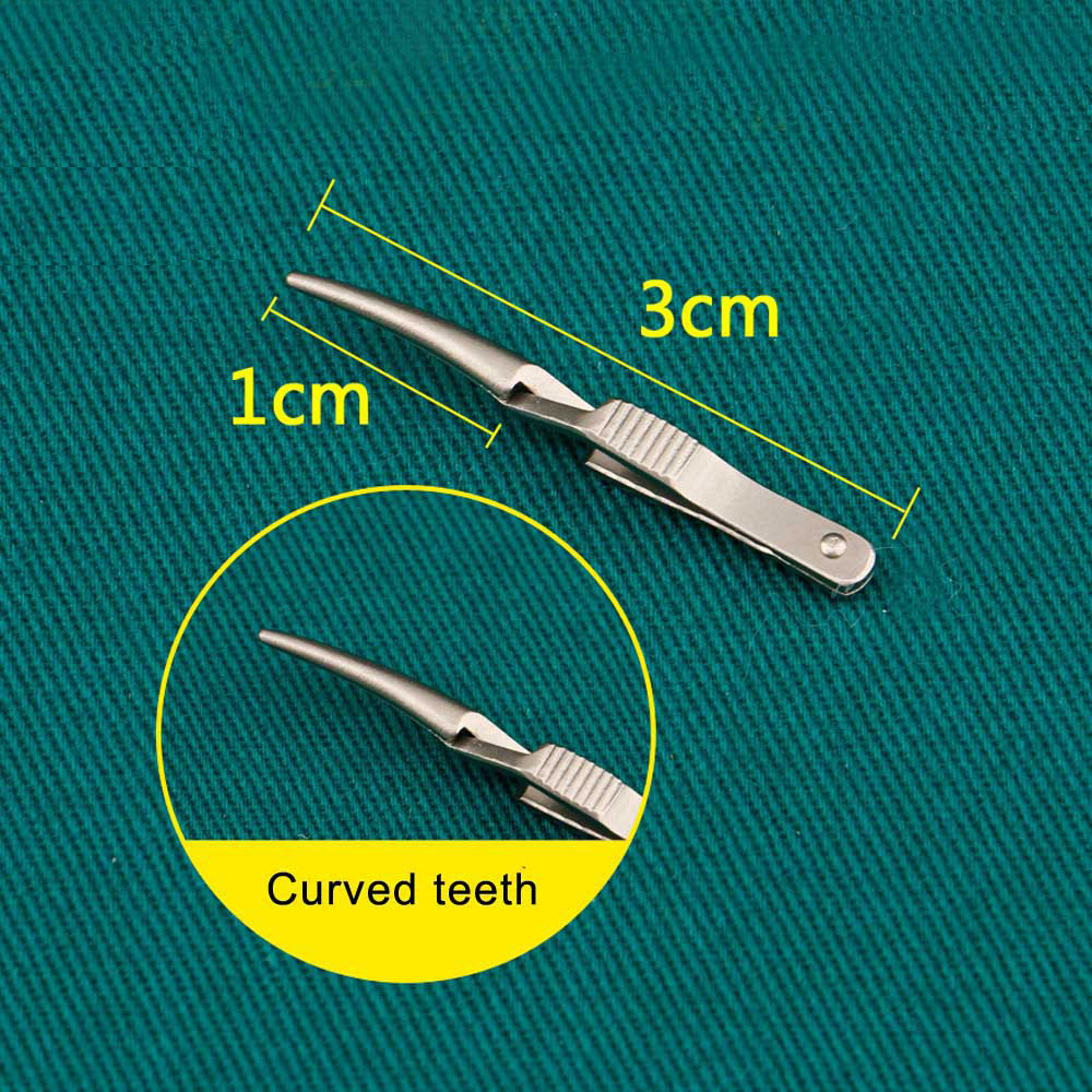 Clip vascular venoso arteriano hemostático de acero inoxidable bloqueador temporal el clip hemostático de la cruz venosa: Latón cepillado