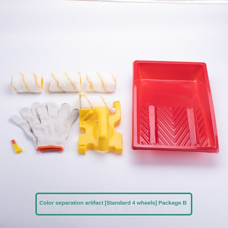 Clean Cut Paint Edger Roller Set DIY Decorative Multifunctional Wall Brush for Home Room Decor Painting Handle Tool Cleaner