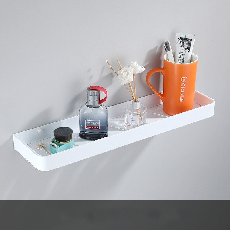 Towel Shower Storage Rack Black Corner Shelves Wall Shelf Aluminum Shampoo Holder No Drill Kitchen Bathroom Shelf Organizer