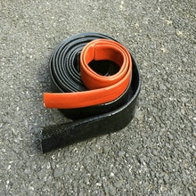 Deeptech 3/8 " (10mm)-1m isolering brandmuffe slange isolering beskyttelse brandhæmmende