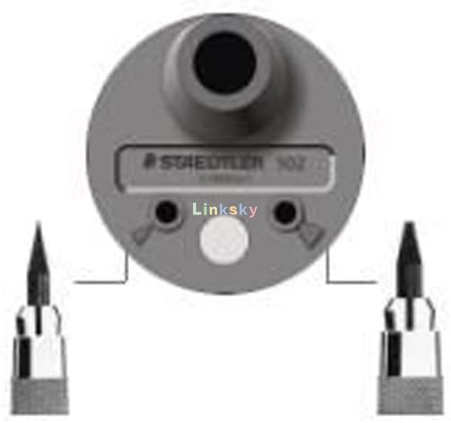 Staedtler 502 BK A6 Mars Rotary Action Lead Pointer and Tub for 2mm Leads, 502BKA6,Blue,Sharpener for 2mm leads