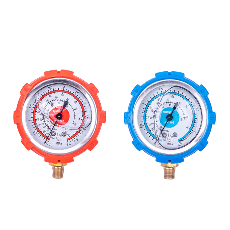 Klimaanlage Fluorometer Schnee Kopf von Druck Meter Kältemittel Klimaanlage Wartung Werkzeuge Ausrügestochen r410 r22 r134
