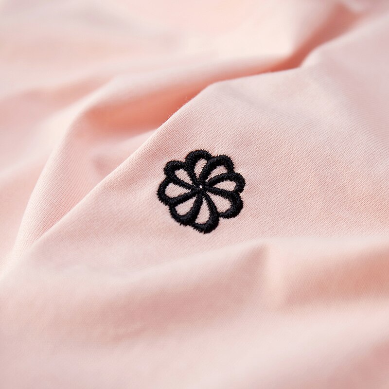 KUEGOU 100% baumwolle männer T-Shirt lange hülse herbst vertraglich stickerei übertragen unliniertes oberes kleid oben Plus größe ZT-496