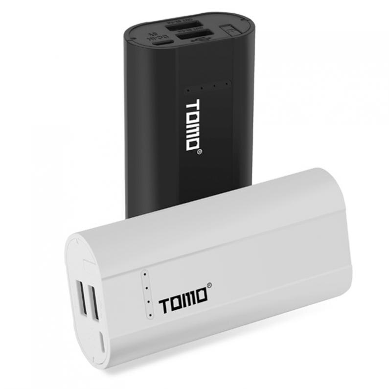 TOMO P2 USB Li-ion Intelligent Battery Charger DIY Mobile Power Bank Case Support Dual 18650 Batteries and Outputs for Phone