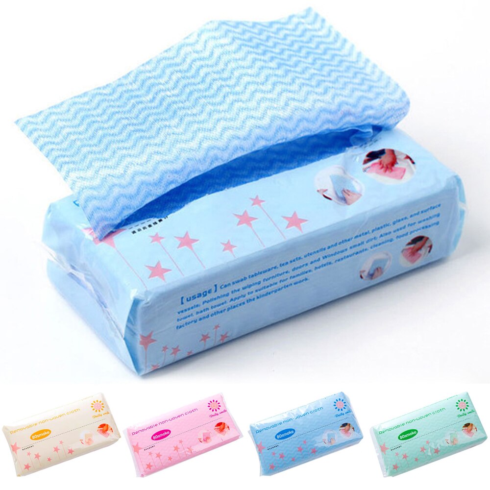 Kitchen Disposable Cleaning Cloth Multi-Purpose Cloth Scouring Pad Kitchen Cleaning Non-Woven Fabric Kitchen Cleaning Cloth D30