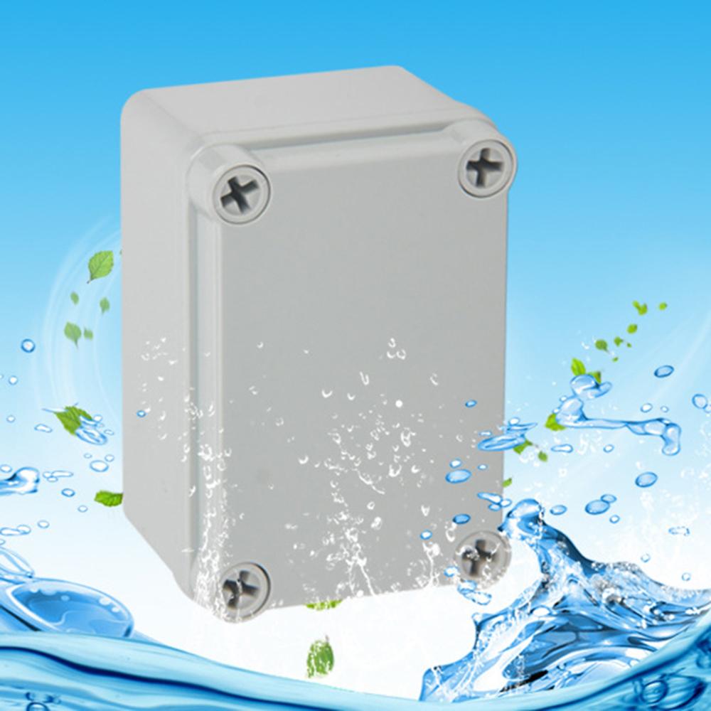 DIY Electronic Box Waterproof Plastic Electrical Transparent Cover Enclosure Junction Holder Case 95x65x55mm