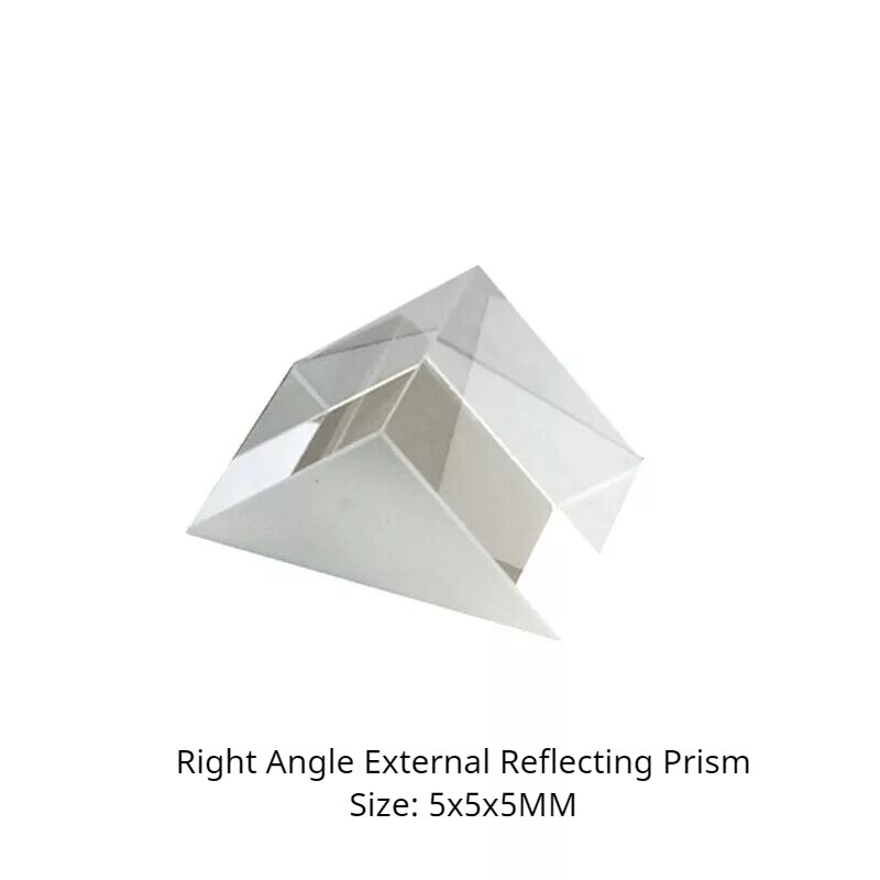 5X5X5mm Coating Right Angle Prism Optical Components Glass for Precision Optical Instruments Total Reflection Prism