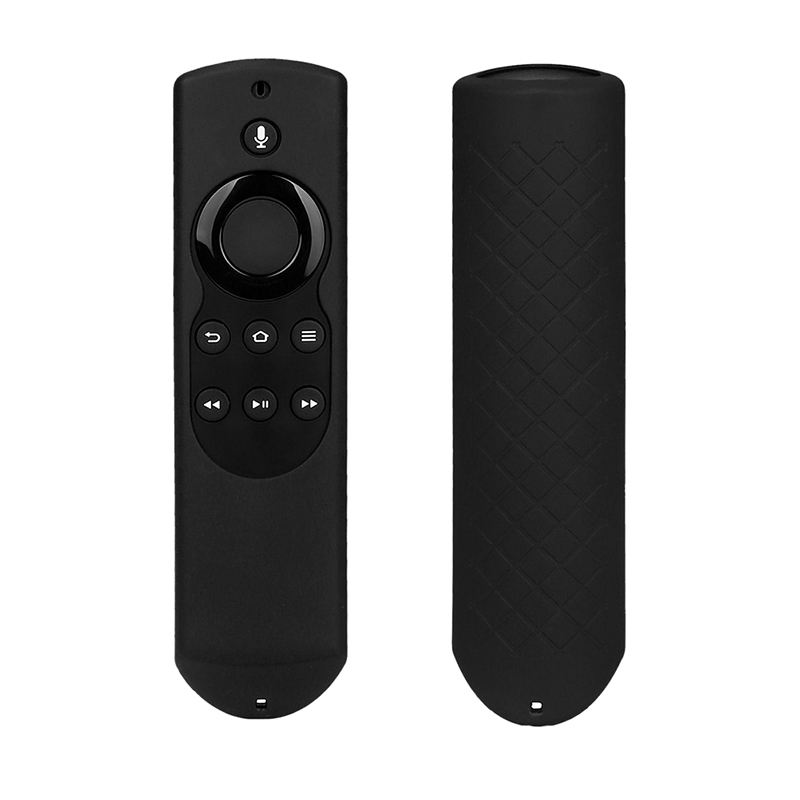 Fire stick alexa voice remote nyeste 2nd generation stick cover cover, sort