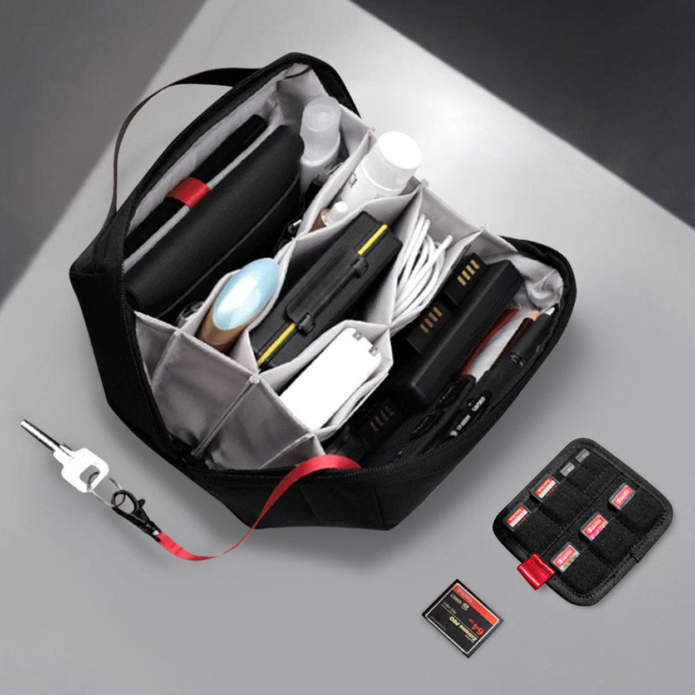 Elektronische organisator Reiskabel Organizer Tas Etui Draagbare draagtas voor kabeloplader SD-kaart USB Muis Pen Power Bank