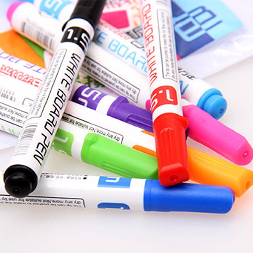 8 Stuks White Board Markers Gekleurde Niet Giftig Uitwisbare Whiteboard Marker Whiteboard Pen Voor Kinderen Graffiti Schilderij Tekening pen