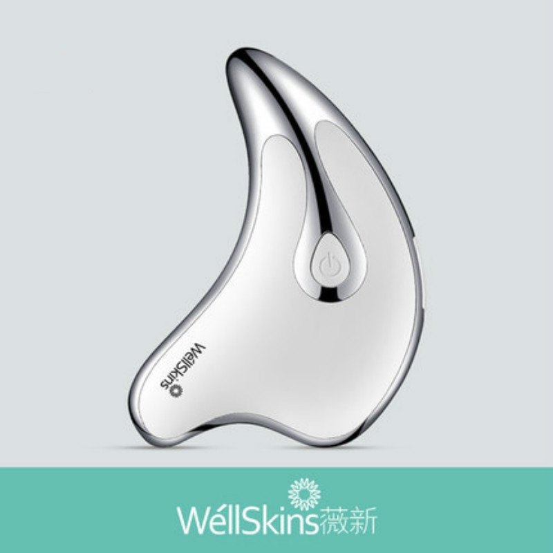 xiaomi Wellskins Micro-current Smart Gua Sha Massager Household Whole Body Meridian Brush Massager Dredge Facial Beauty Device: Default Title