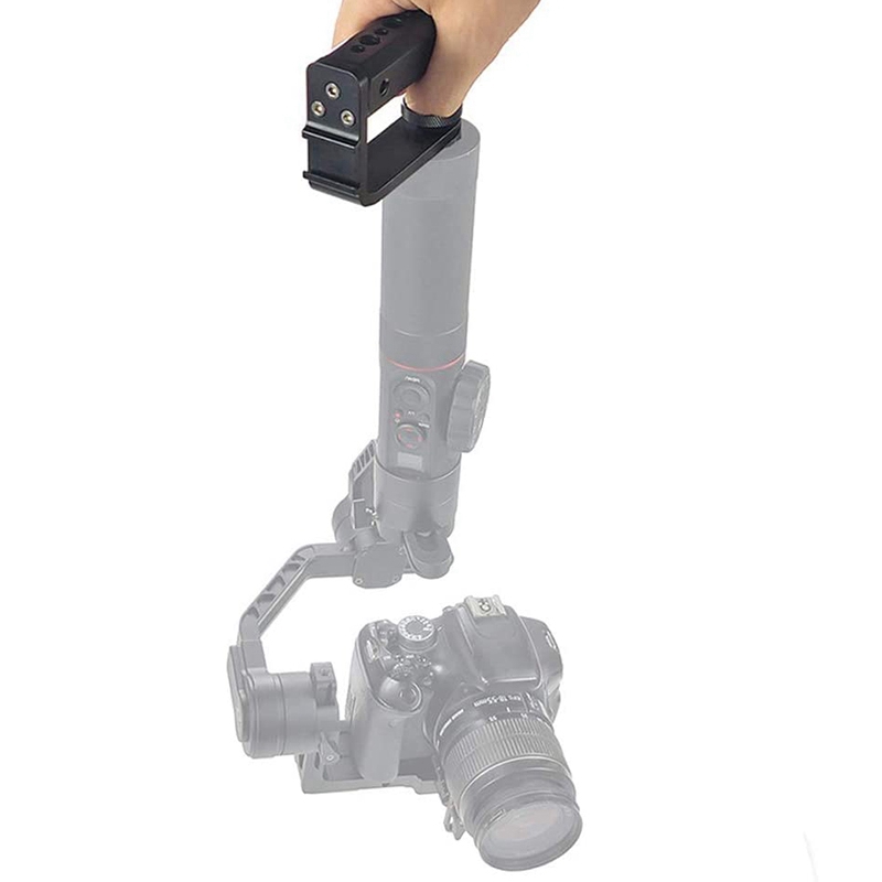 -Camera Shoe Top Handvat Met 1/4Inch 3/8Inch Draad Universele Video Stabilizer