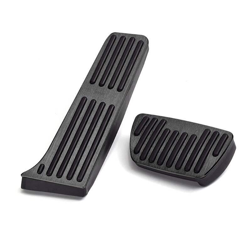Auto Gaspedaal Gas Rem Voetsteun Pedalen Non Slip Pad Cover Case At Voor Toyota Camry 2006 Accessoires: Camry 2018 AT Black2