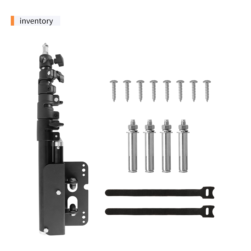 SH 100cm Wall Mount Boom Arm For Photography Studio Video Strobe Lights,Easy to Install,Store And Carry For Barber Shop
