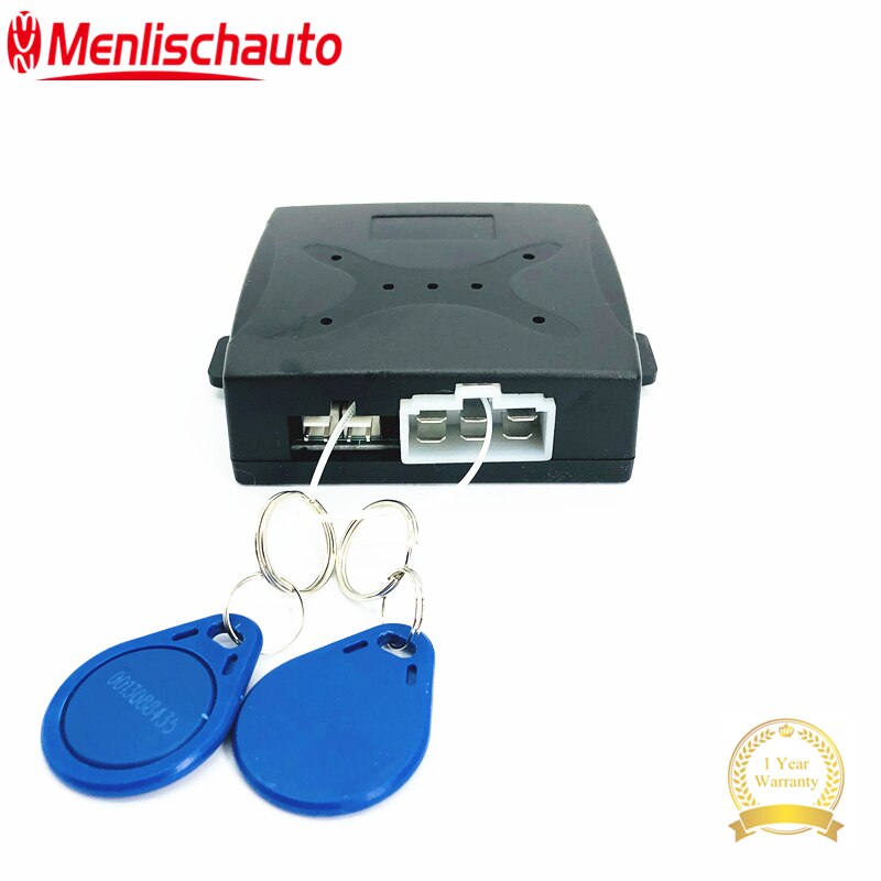 theft System Auto Car Alarm Start Stop Engine Starline Push Button RFID Lock Ignition Switch Keyless Entry System Starter