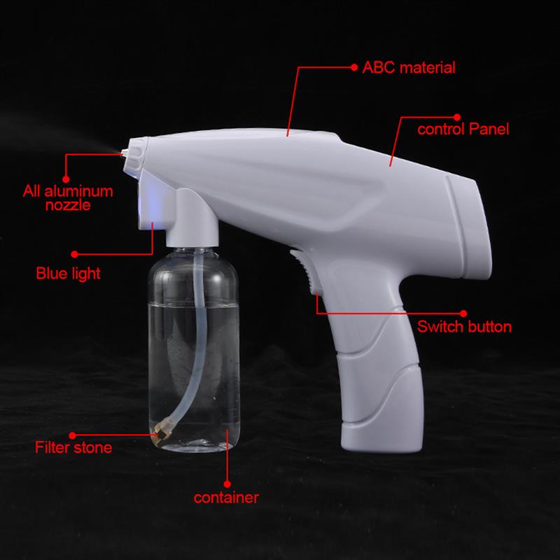 Spray Atomizer 280ml Electric Rechargeable Cleaning Sprayer Wireless Handheld Hair Fogger Machine