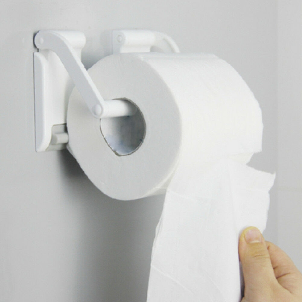 Adjustable Magnetic Organizer Easy Install Dispenser Storage Tissue Wall Mount Paper Holder Roll Shelf Toilet Towel Household