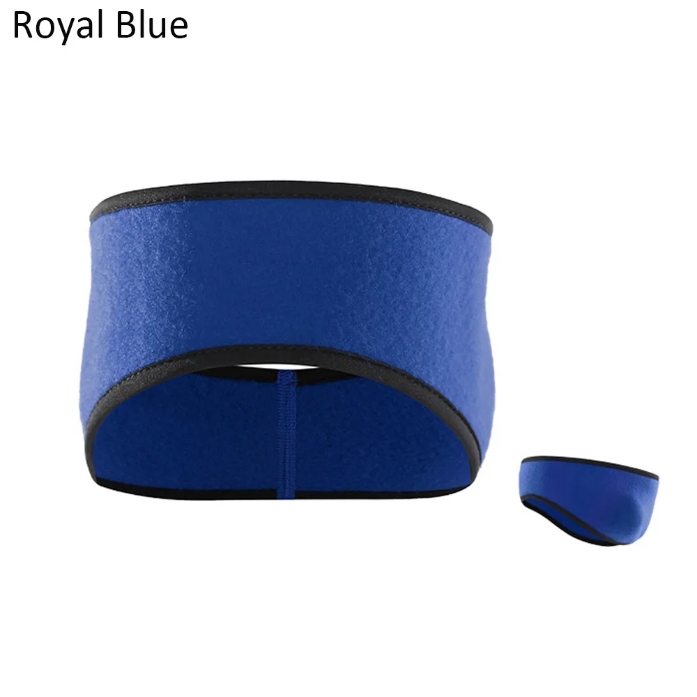 Ear Muffs Headband Women Men Winter Sweatband Running Headband Ear Warmer Fleece Ear Cover Outdoor Sports Hair Sweat Hair Bands: Beige