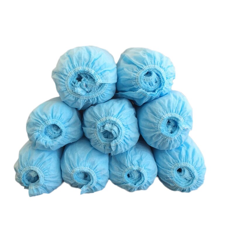 100 stuks non-woven overschoenen wegwerp overschoenen dikke overschoenen antislip universeel  qp2