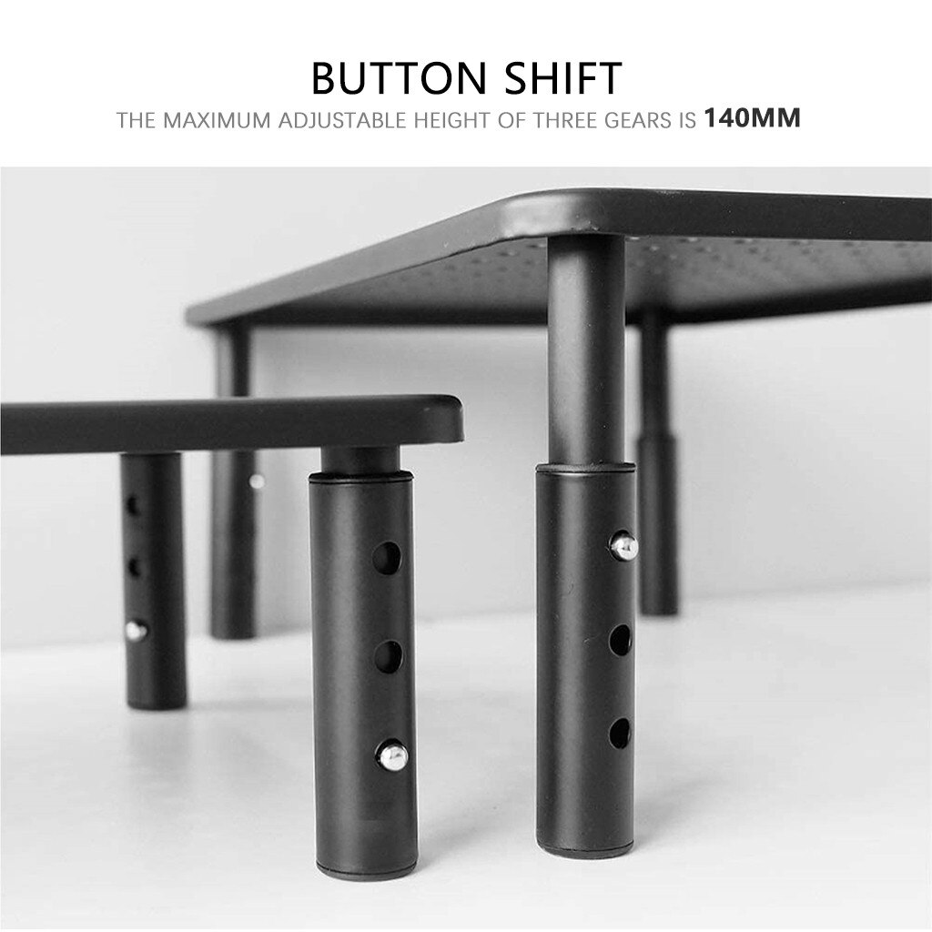 Monitor Elevating Desk Computer Desk Laptop Cooling Desk Universal Shelf Desk Stand For Desktop Monitor Laptop Non-Slip Desk