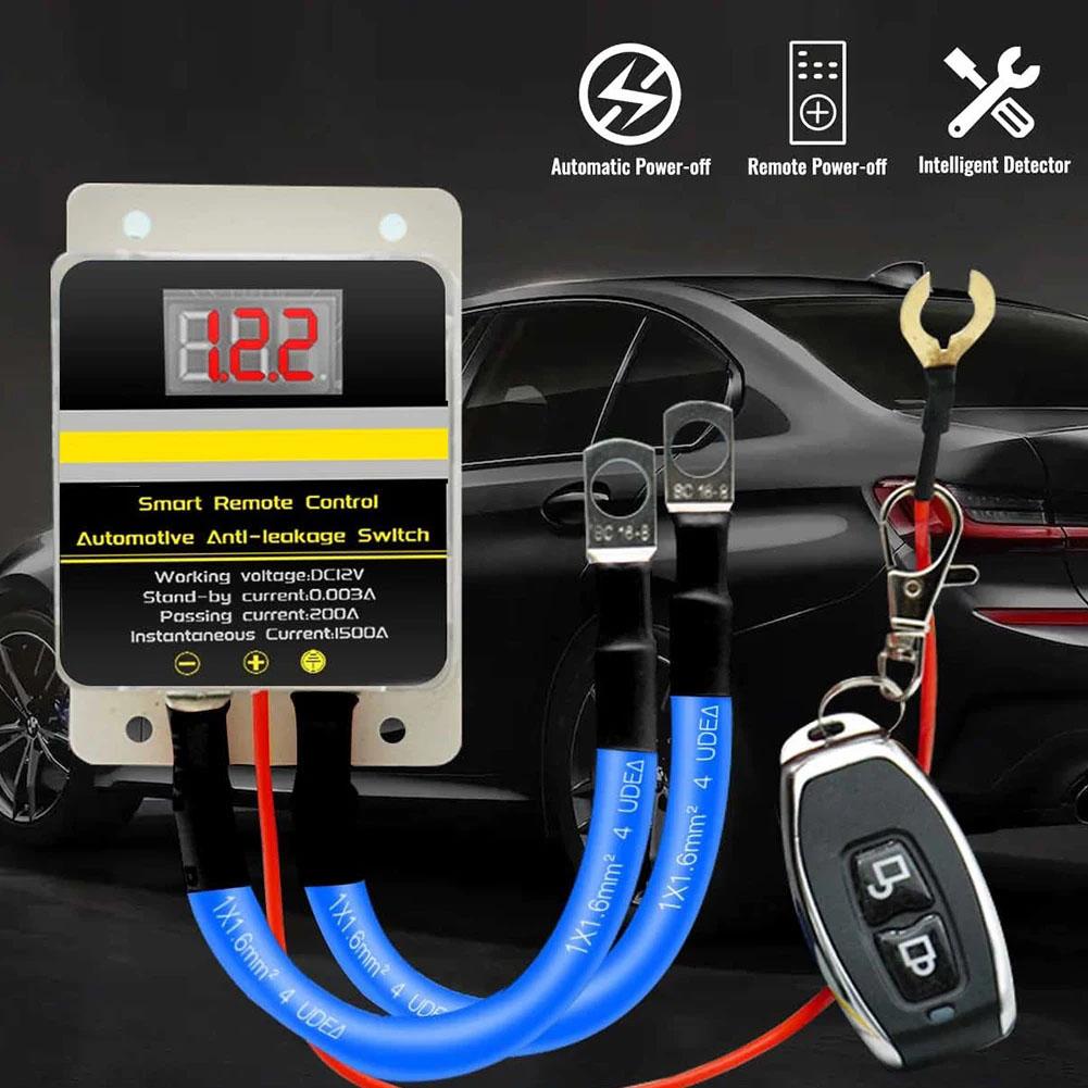 Fernbedienung Batterie Trennen Schalter 12V töten Schalter Automatische Energie aus Schalter Schalter Fernbedienung Auto Abschaltung Anti-Diebstahl Kontrolle Batte R9P8