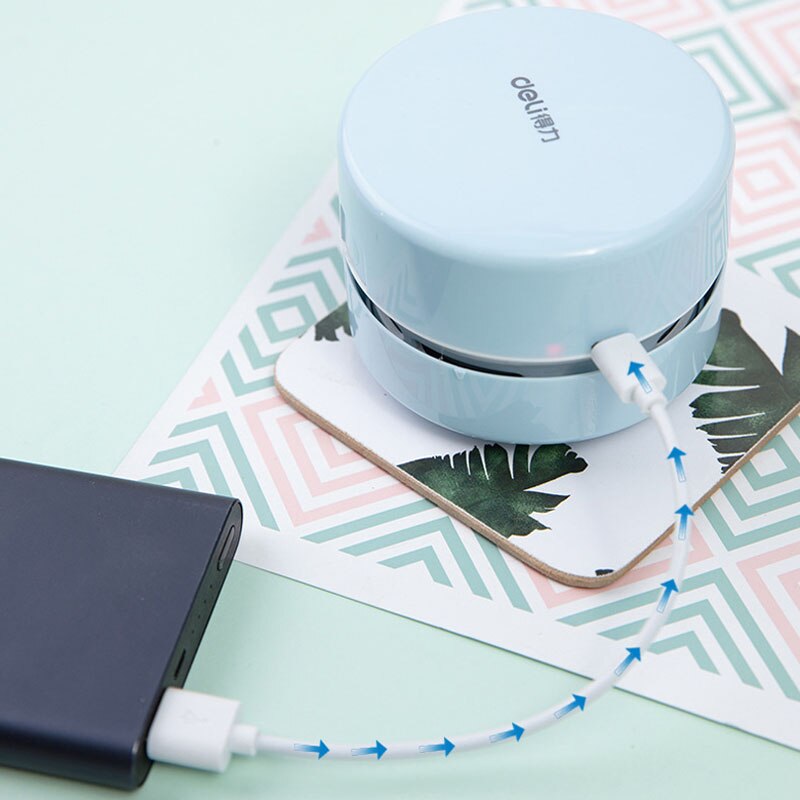 Mini USB Vacuum Cleaner Desk Set Portable Office Work Desk Dust Home Table Sweeper Desktop Cleaner for School Classroom