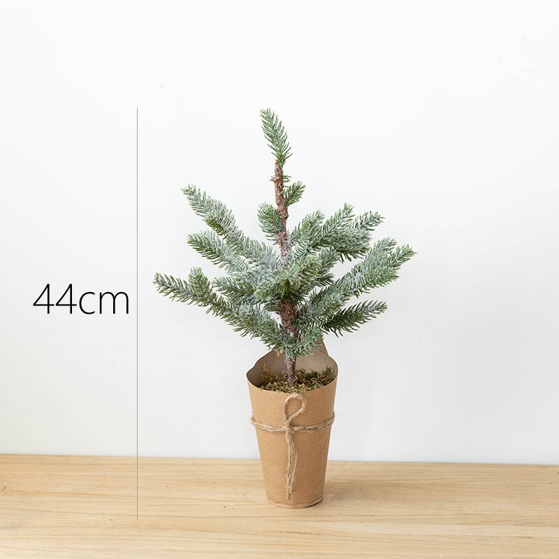 Desktop decoration Christmas tree spruce Christmas tree PE home Christmas tree ornaments Christmas decorations tree ornaments: trumpet-44cm