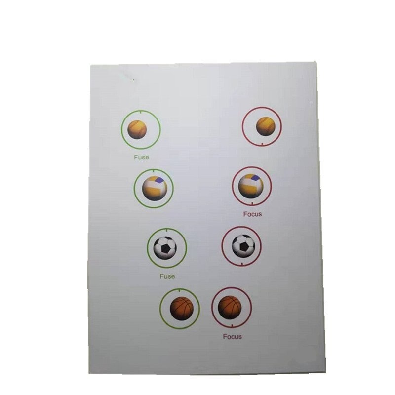 3Pcs Visual Vision All Sports Fixation Cards Training Card Fusional Convergence Divergence Amblyopia Strabismus