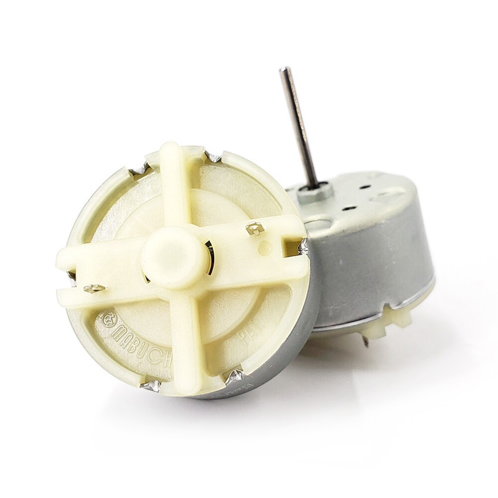 Motor de Micro RF-500TB-12560 Mabuchi DC 6V-12V 9V 5500RPM, cepillo de Metal precioso, Motor redondo de eje largo de 32MM para alarma de humidificador