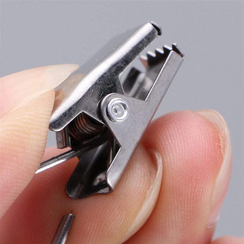 20 Stuks Roestvrij Draperie Ringen Satijn Nikkel Gordijn Clips Met Haak Gordijn Haak Metalen Ringen Clips