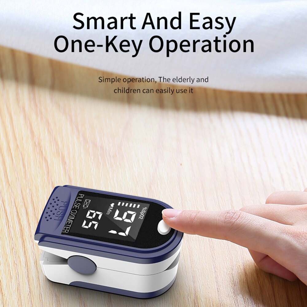Fingertip Pulse Oximeter OLED Blood Oxygen Sensor saturimetro SpO2 oximetro de dedo pulsioximetro pulsoksymetr napalcowy